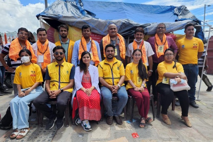 Hybrid Health Camp on the fourth Monday of Shrawan at Pashupatinath Temple